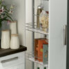 Larder unit, centre mounting, height adjustable (1700-2200 mm), with soft closing action, for 300 mm cabinet width