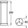 90º Breakfast bar support, screw fixing