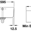 Rangemaster Belfast CBL595WH single bowl sink