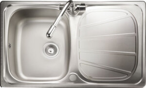 Rangemaster Baltimore BL8001 compact single bowl sink drainer