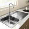 Rangemaster Glendale GL9501 single bowl sink and drainer