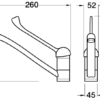 Long lever mixer tap
