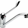 Long lever mixer tap