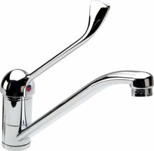 Long lever mixer tap