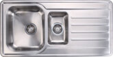 Stainless steel 1 1/2 bowl and drainer