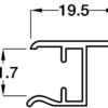 Plinth connector linear
