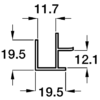 Plinth connector, 90 degree / end connector